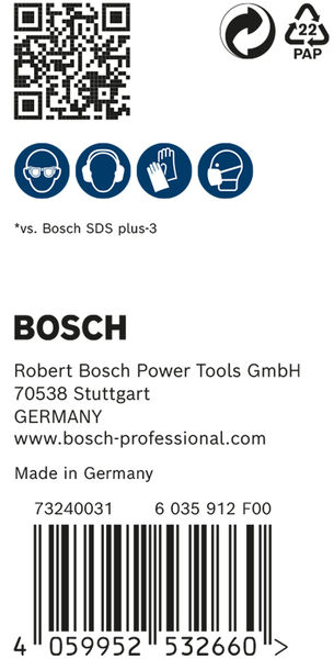 BOSCH EXPERT SDS plus-7X Hammerbohrer, 10 x 100 x 165 mm, 50-tlg.. Für Bohrhämmer