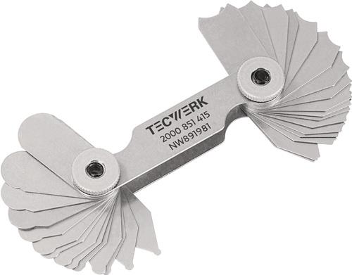 TECWERK Radienschablone 7,5-15mm Bl.16 St.TECWERK