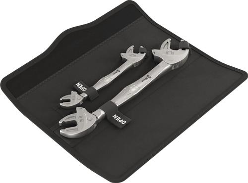 WERA Doppelmaulschlüsselsatz 6006 Joker 2 Set 1 7-10mm selbsteinstellend WERA