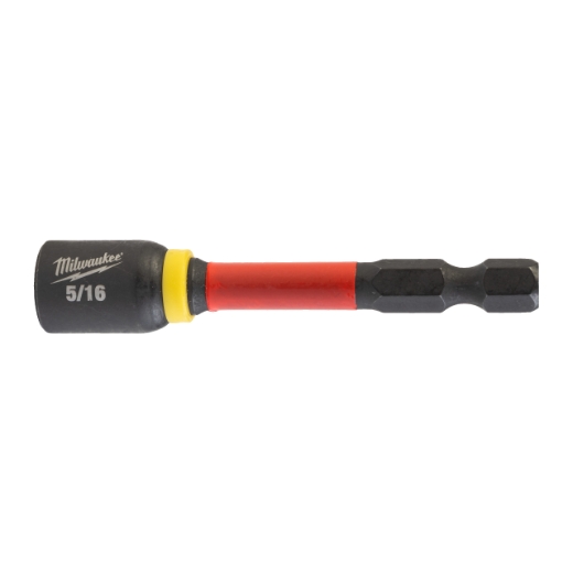 MILWAUKEE 5/16˝ x 65 mm, magnetisch SHOCKWAVE Steckschlüssel 1/4"