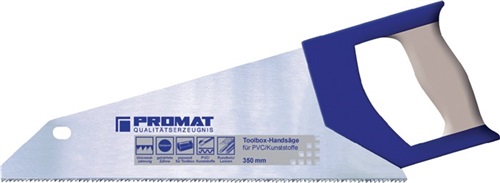 PROMAT Handsäge Blatt-L.350mm 12 ZpZ feine Spezialzahnung PROMAT