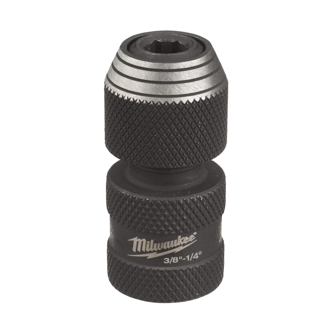 MILWAUKEE 3/8" Vierkant auf 1/4" Sechskant Bitadapter SHOCKWAVE 50 mm
