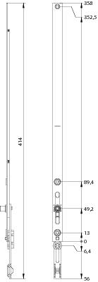 WINKHAUS VERLÄNGERUNGSSCHIENE VS.U.360-1, WINKHAUS VERLÄNGERUNGSSCHIENE VS.U.360-1,