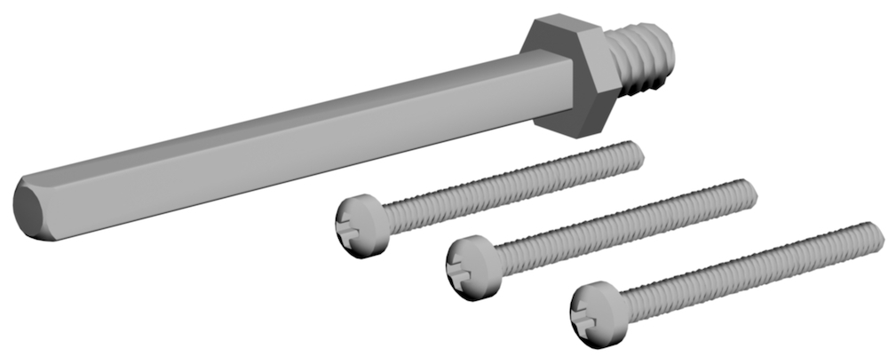 HERMAT FH Befestigungsset Schutz-Wechselgarnitur 4089.WG,