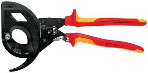 KNIPEX Kabelschneider Gesamt-L.320mm max.60 (600 mm²)mm pol.Mehrkomp.-Hüllen VDE