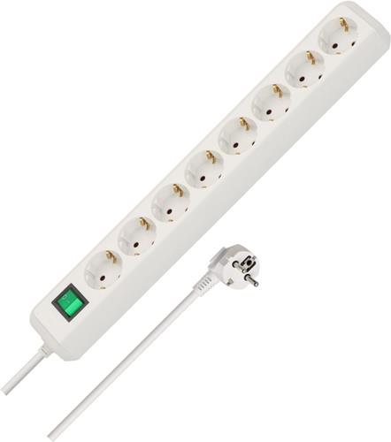 BRENNENSTUHL Steckdosenleiste Eco Line 16 A 250 V Steckd.8 3m H05VV-F 3x1,5 mm² BRENNENSTUHL