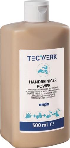 TECWERK Handreiniger Power 500ml seifenfrei,lösemittelfrei,parfümiert TECWERK