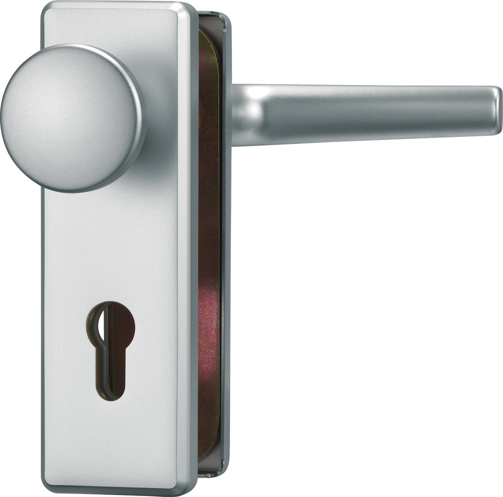 ABUS Schutz-Wechselgarniturmit Kurzschild KKT512, eckig, Aluminium