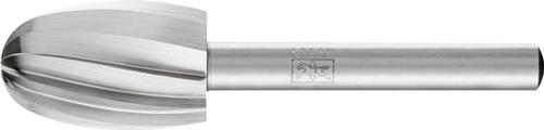 PFERD Frässtift O1625 D.16mm Kopf-L.25mm Schaft-D.6mm HSS Verz.ALU PFERD