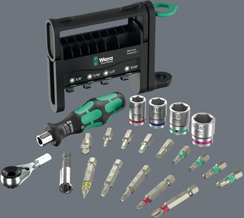 WERA Bitsortiment Tool-Check Modular Imperial 1 21-tlg.WERA