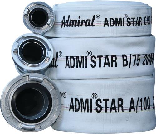 ADMIRAL Bau-/Industrieschlauch Admi®Star 602 ID 102 mm,4 Zoll L.20m Storz A ROLLE