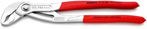 KNIPEX Wasserpumpenzange Cobra® L.300mm Spann-W.60mm verchr.Ku.-Überzug KNIPEX