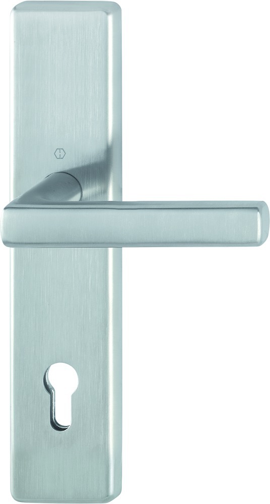 HOPPE® Drücker-Halbgarnitur mit Langschild Dallas E1643F/2210, 10/92 mm, Edelstahl, 10802373 HOPPE® Drücker-Halbgarnitur mit Langschild Dallas E1643F/2210, 10/92 mm, Edelstahl, 10802373