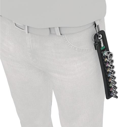 WERA Steckschlüsselsatz Belt 1 10-tlg.1/4 Zoll 4-13mm f.a6-KT.-Schr.WERA WERA Steckschlüsselsatz Belt 1 10-tlg.1/4 Zoll 4-13mm f.a6-KT.-Schr.WERA
