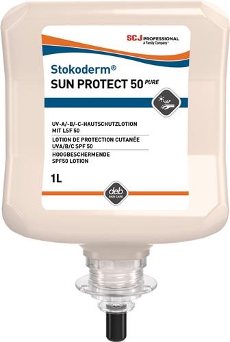 SC JOHNSON PROFESSIONAL UV-Hautschutzcreme Stokoderm® Sun Protect 50 PURE 1l unparfümiert Kartusche