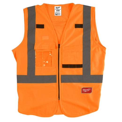 MILWAUKEE Größe S/M Warnschutzweste orange MILWAUKEE Größe S/M Warnschutzweste orange