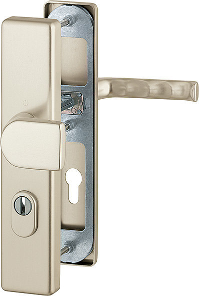 HOPPE® Schutz-Wechselgarnitur mit Langschild London 78G/2222ZA/2410/113, 8/72 mm, Aluminium, 3701911