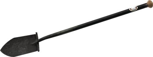 KRUMPHOLZ Kraftspaten 275x160mm spitz Stahlrohr-Knopf-Stiel u.Holzknauf KRUMPHOLZ