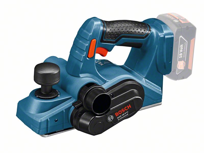 BOSCH Akku-Hobel GHO 18 V-LI, Solo Version, L-BOXX