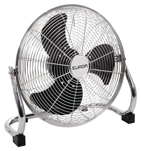 EUROM Bodenventilator H.430mm 230V 50 Hz 65 W Silber EUROM