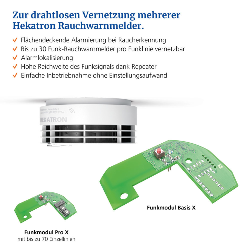 HEKATRON Funkmodul Basis X