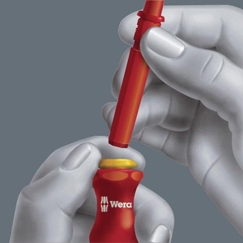 Schraubendreher 3251 Gr.T 20 Klingen-L.100mm VDE isol.slim Fix WIHA