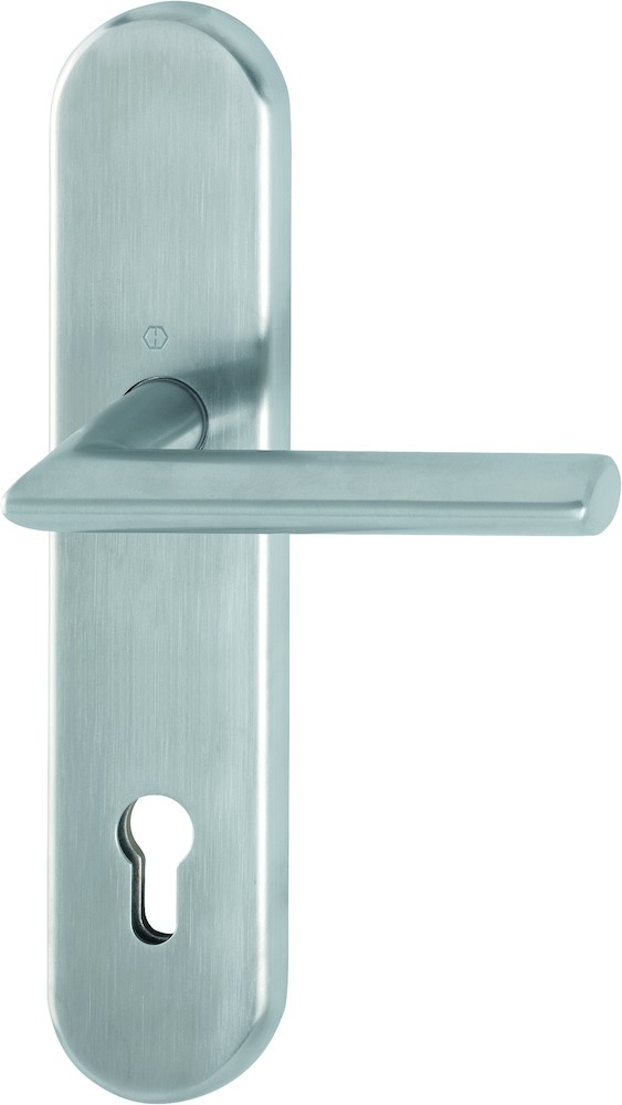 HOPPE® Drücker-Halbgarnitur mit Langschild Stockholm E1140F/3310, 10/92 mm, Edelstahl, 10802277