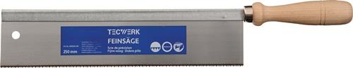TECWERK Feinsäge Blatt-L250xB60mm feine Schnitte in HO a.Buche STA C75 ger.TECWERK