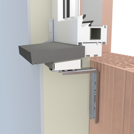 KNELSEN Thermo-Steinfensterbankhalter T-SFBH