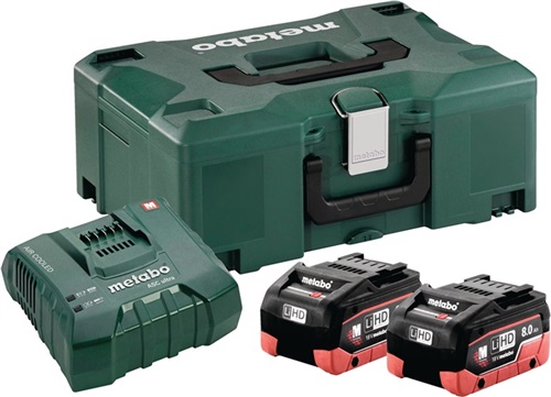 METABO Akkuset Basic 8,0 Ultra LiHD 18 V 2x8,0 (LiHD) METABO