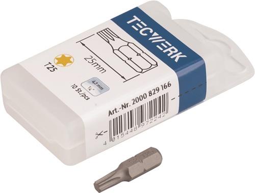 TECWERK Bit P829166 1/4 Zoll T 25 L.25mm TECWERK