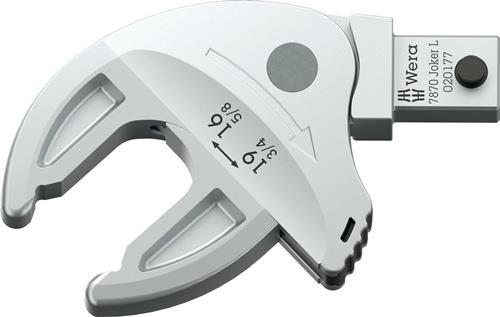 WERA Einsteckmaulschlüssel 7870 Joker L SW 16-19mm 9x12mm WERA
