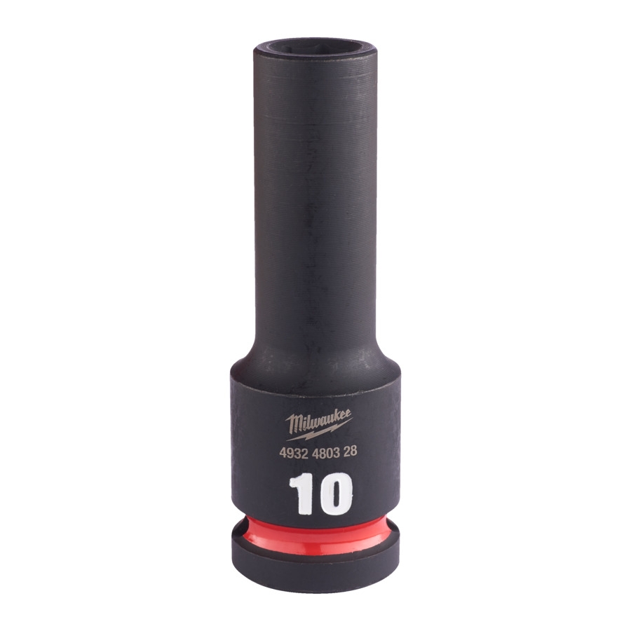MILWAUKEE 10 x 78 mm SHOCKWAVE Schlagnuss 1/2" lang