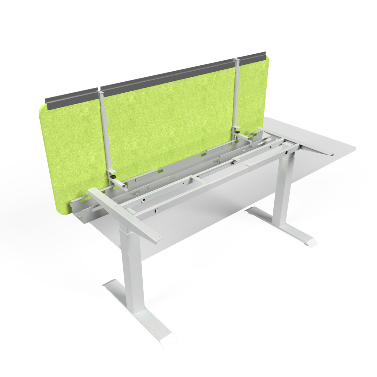 BMB 2x SOLIDO Varioplex Halterung, 800 mm, Silber