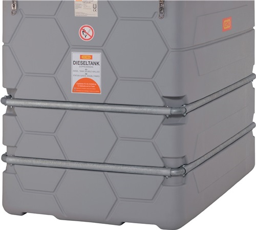 CEMO Dieseltankanlage Basic 1000l L800xB1200xH1800mm m.Pumpe u.Zapfpistole