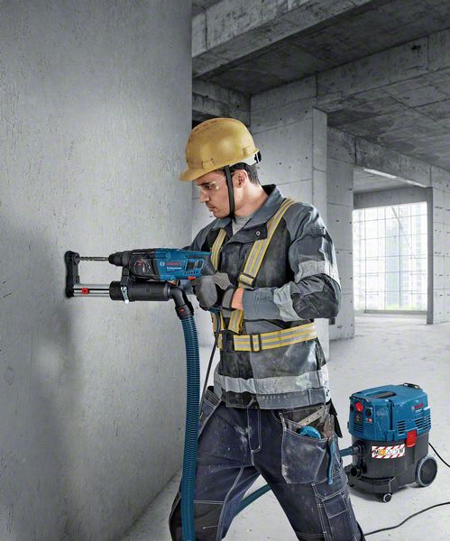 BOSCH Bohrhammer mit SDS plus GBH 2-21: Schnellspannbohrfutter SDS plus-Adapter