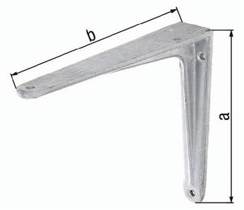 GAH Konsole L.250mm H.200mm Alu-Guss Trgf.80kg GAH