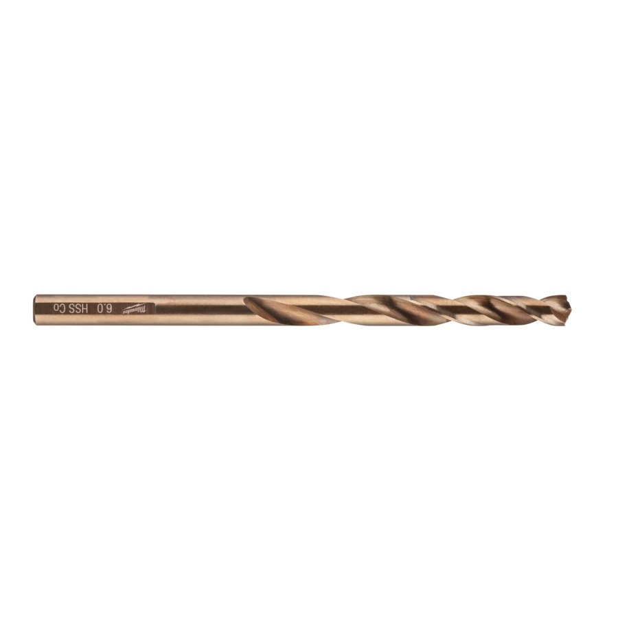 MILWAUKEE 6,0 x 93 mm, HSS-G Co HSS-G RED COBALT Metallbohrer DIN 338