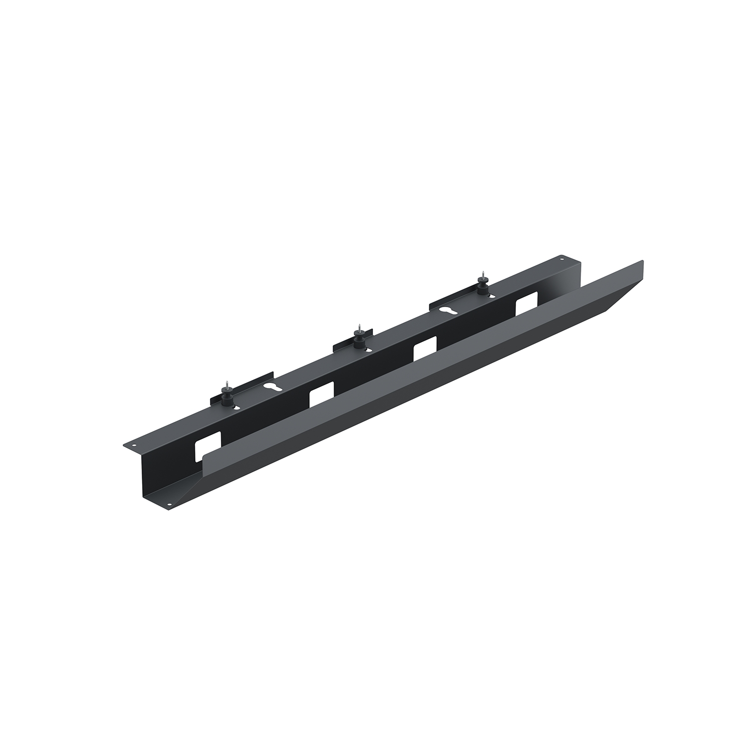 HETTICH Kabelwanne Easy, schwarz, 9309804