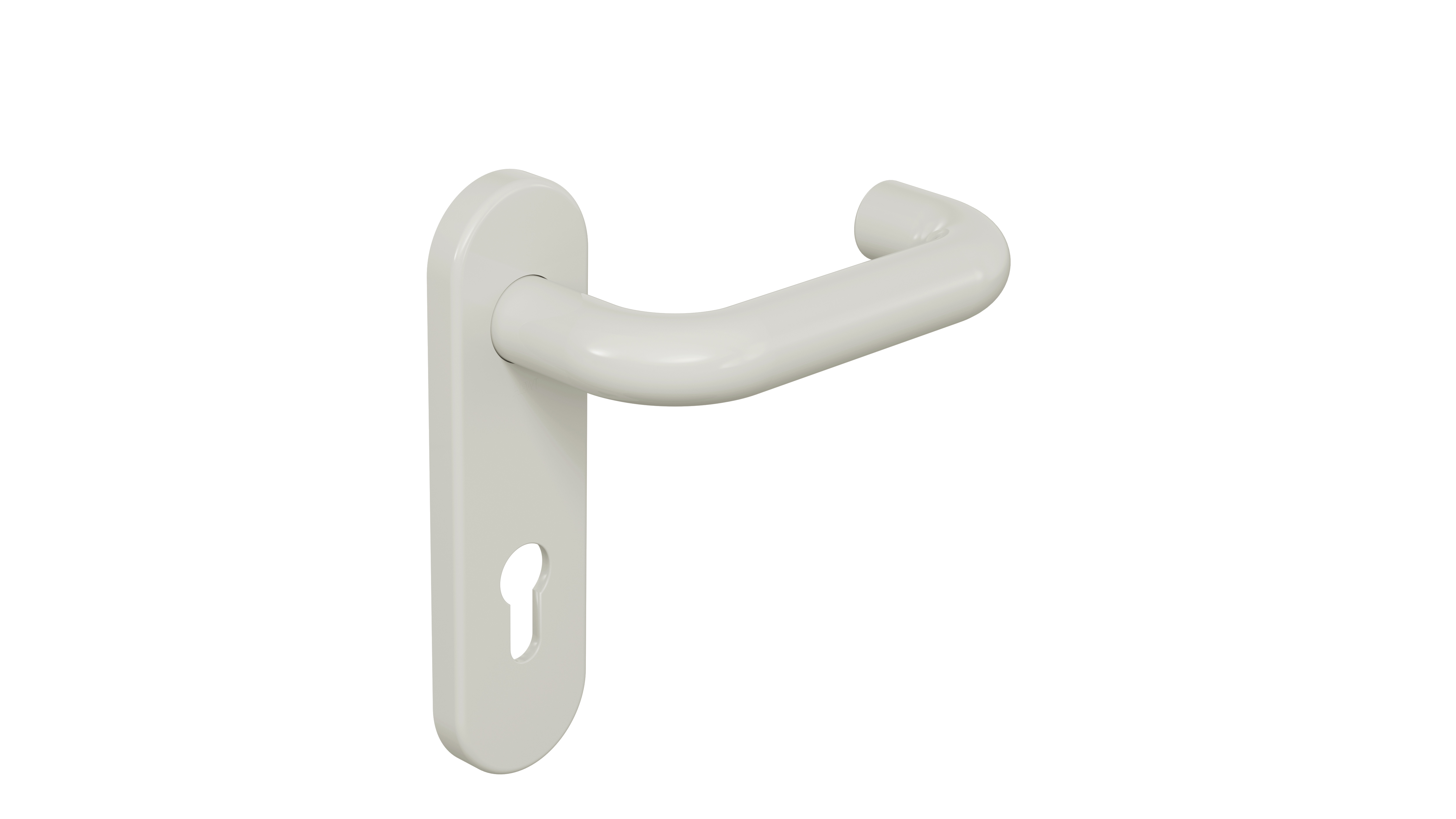 HEWI Zimmergarnitur, System 111, PZ, Vierkant 8, Türstärke 40, lichtgrau