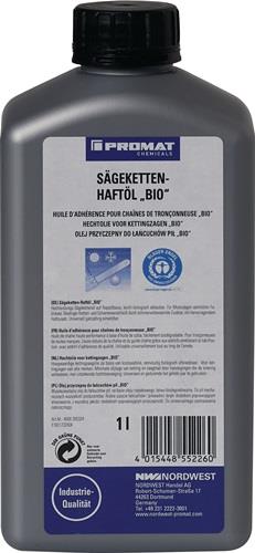 PROMAT Sägekettenhaftöl BIO 52 mm²/s (bei 40GradC) 1l Flasche PROMAT CHEMICALS
