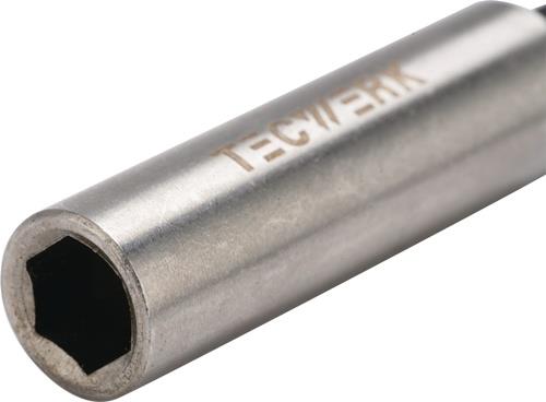 TECWERK Bithalter 1/4 Zoll F 6,3 1/4 Zoll C 6,3 Magnet L.60mm TECWERK