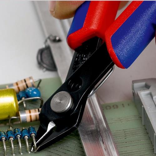 KNIPEX Elektronik-Seitenschneider Super-Knips® L.125mm Spezialwerkzeugstahl brün.KNIPEX KNIPEX Elektronik-Seitenschneider Super-Knips® L.125mm Spezialwerkzeugstahl brün.KNIPEX