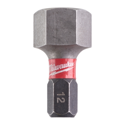 MILWAUKEE Hex 12 / 25 mm Schrauberbit SHOCKWAVE