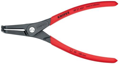 KNIPEX Außensicherungsringzange A 31 f.Wellen D.40-100mm 90Grad gew.L.210mm KNIPEX