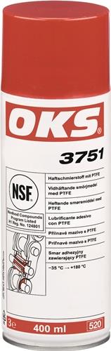 OKS Haftschmierstoff m.PTFE OKS 3751 weißlich NSF H1 400ml Spraydose OKS