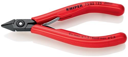 KNIPEX Elektronik-Seitenschneider L.125mm Form 0 Facette ja KNIPEX