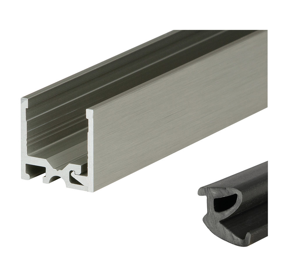 HERMAT Trennwand-Deckenprofil 6951, Aluminium