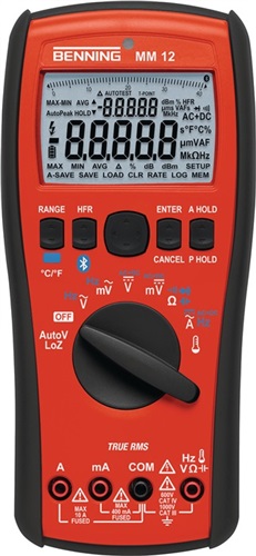 BENNING Multimeter MM 12 0,0001 V-1000 V AC/DC TRUE RMS BENNING BENNING Multimeter MM 12 0,0001 V-1000 V AC/DC TRUE RMS BENNING