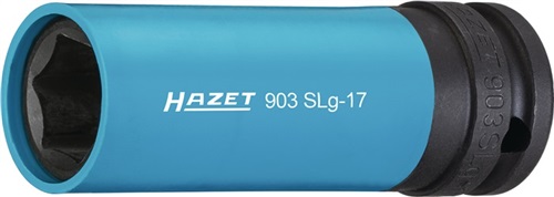 HAZET Kraftschraubersteckschlüsseleinsatz 903SLG-17 1/2Zoll 6KT m.Ku.Hülse SW17mm 85mm
